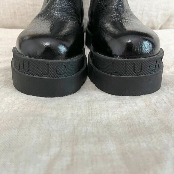 LIU JO BOTTINES LOVE 11 BOOTIE IN BLACK STYLE SF1059 PX108 - 39 - Picture 8 of 14